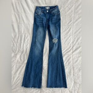 Fashion Nova Flare Jeans size 7 TALL